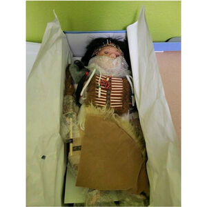 Limited Edition Cathay Porcelain Native American Doll /5000 Daniel Large 20+"